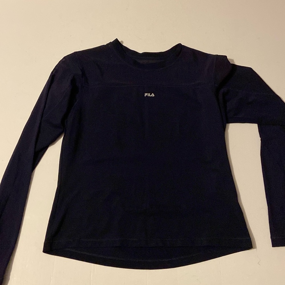 Fila Peek-a-boo mesh Stretch top